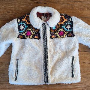 Tach Brunella crochet Jacket size large